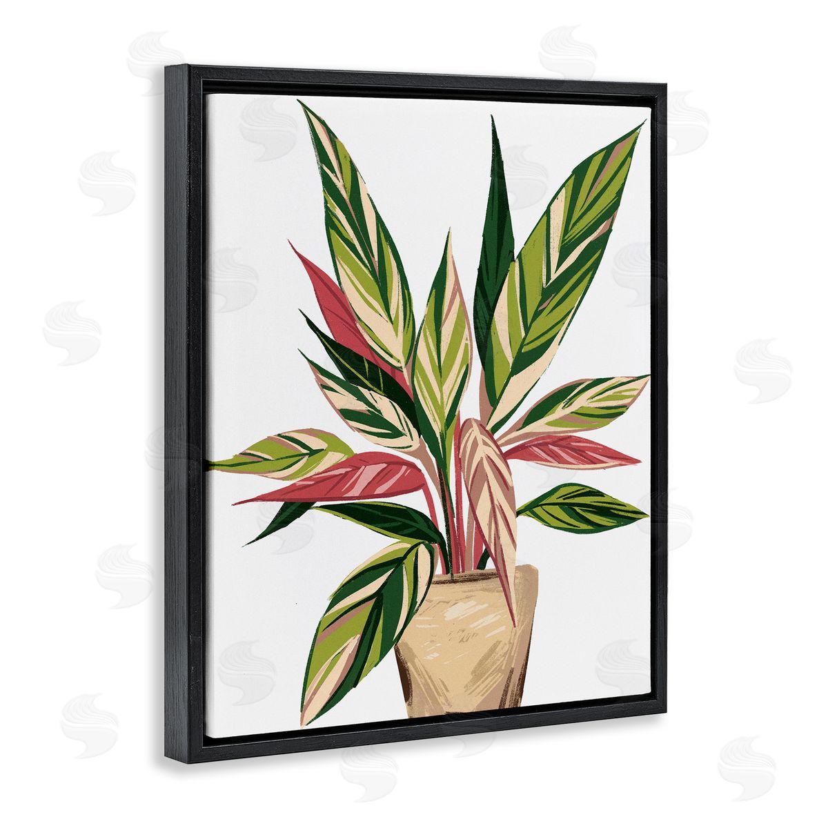 Ziwei Li Modern Potted Plant Leaves