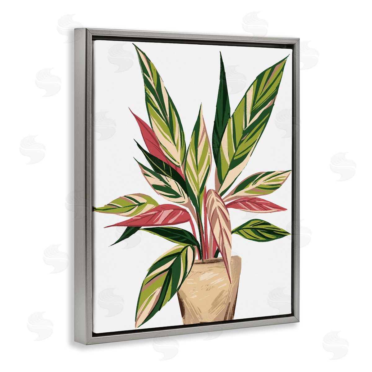 Ziwei Li Modern Potted Plant Leaves
