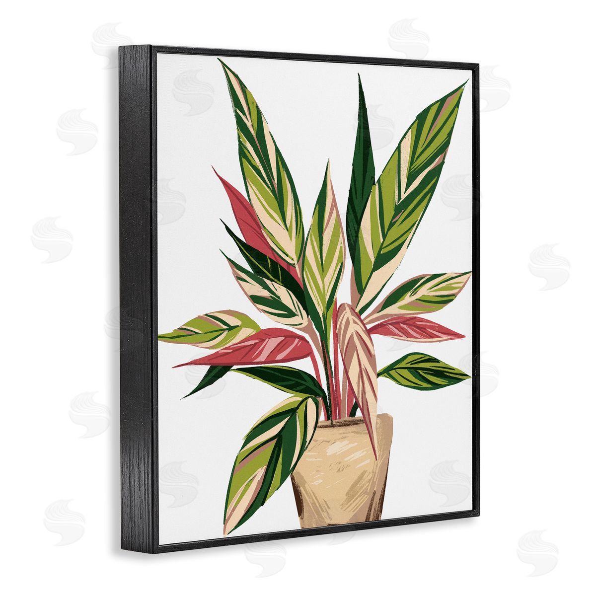 Ziwei Li Modern Potted Plant Leaves