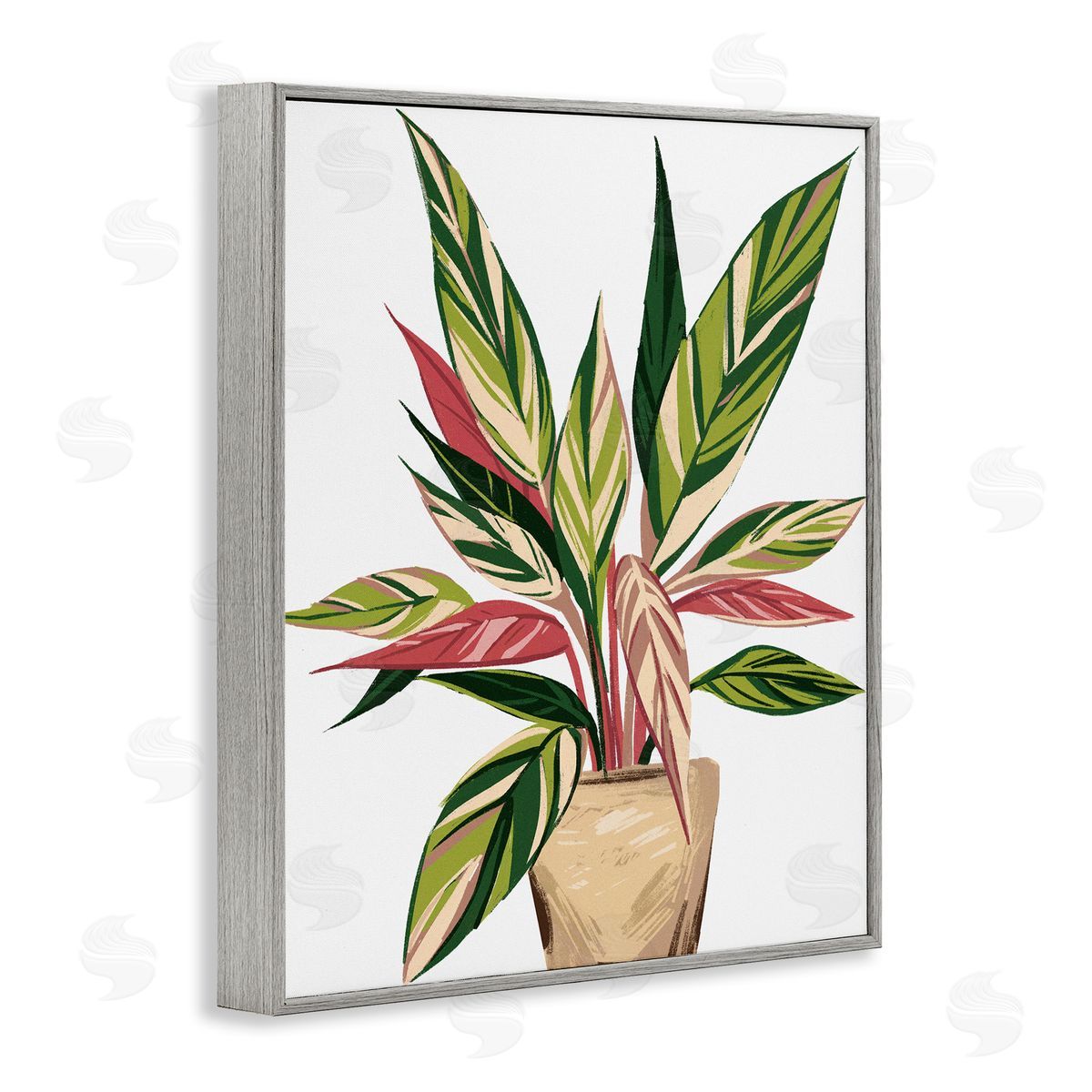 Ziwei Li Modern Potted Plant Leaves