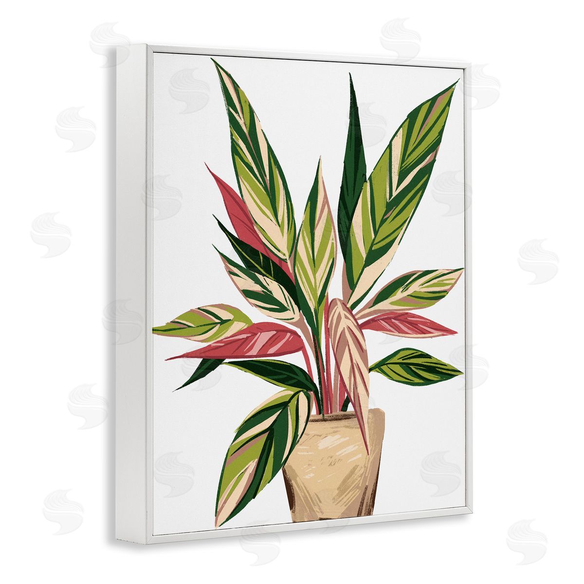 Ziwei Li Modern Potted Plant Leaves