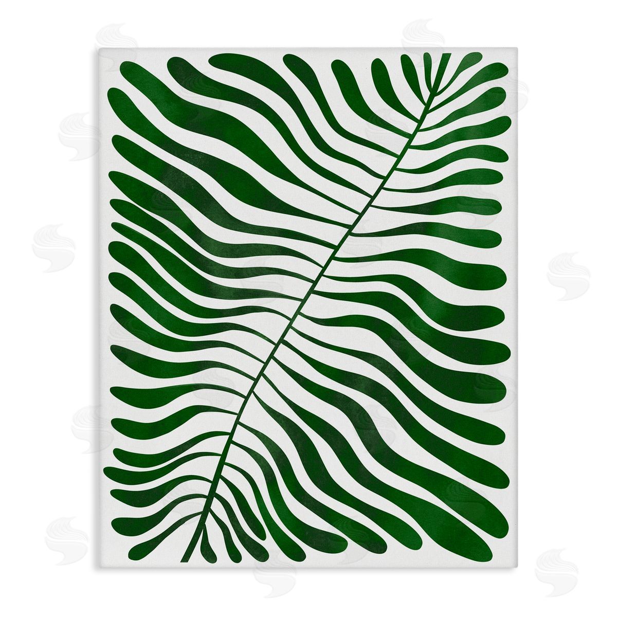 Ziwei Li Abstract Fern Botanical Leaf