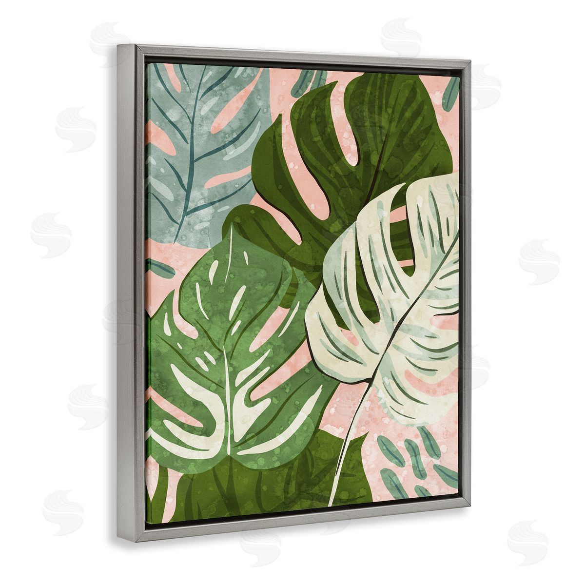 Ziwei Li Layered Monstera Plant Leaves