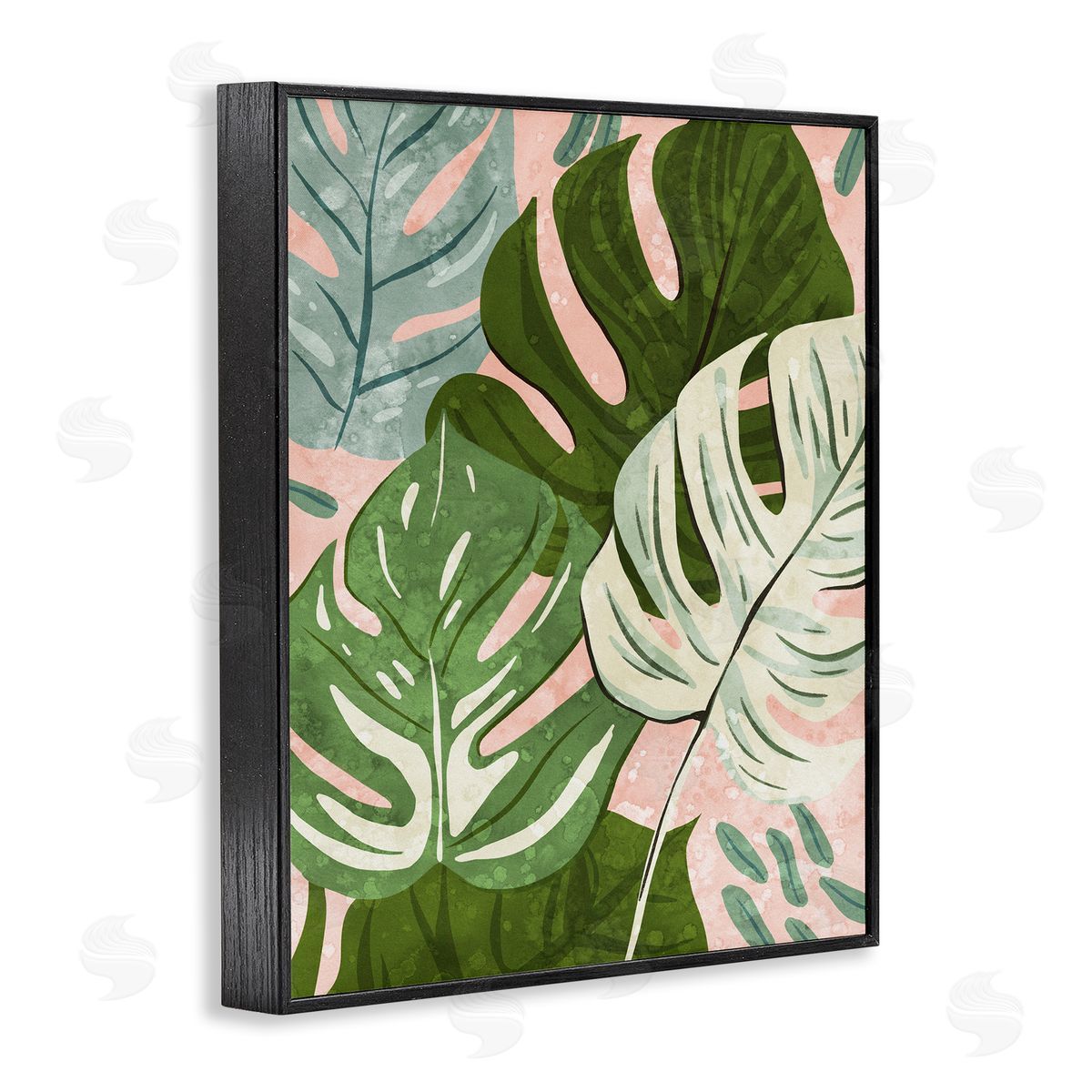 Ziwei Li Layered Monstera Plant Leaves