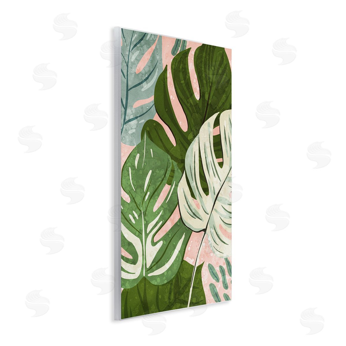 Ziwei Li Layered Monstera Plant Leaves