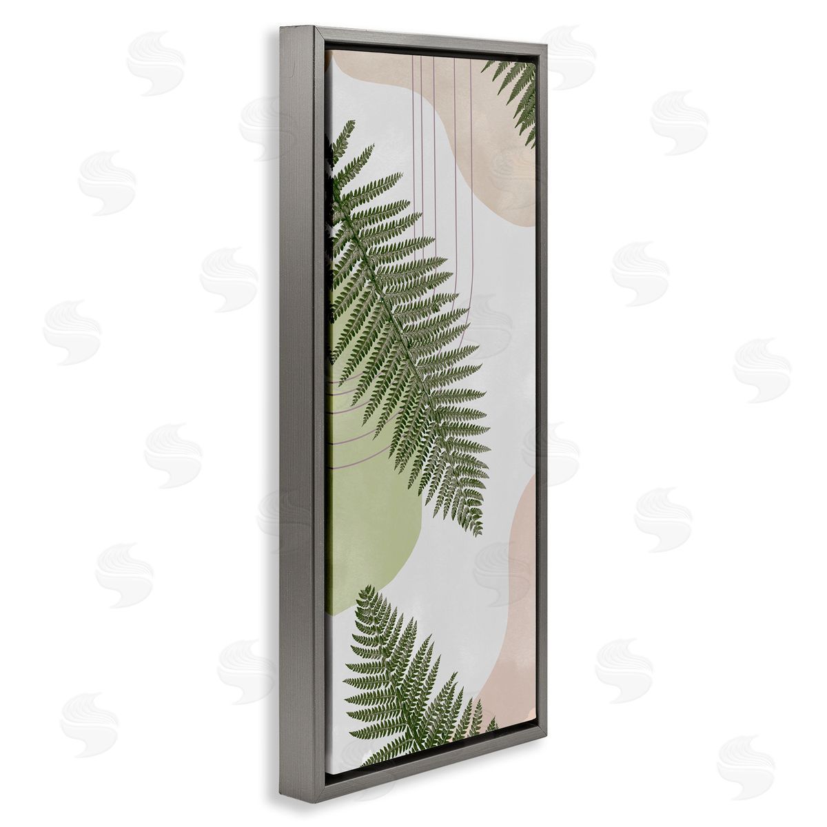 Ziwei Li Pastel Shapes Fern Sprouts