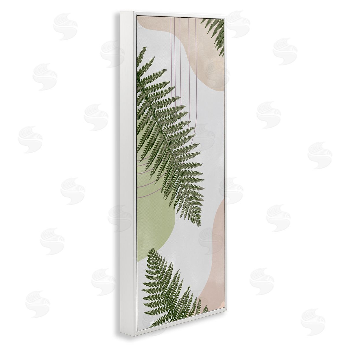 Ziwei Li Pastel Shapes Fern Sprouts