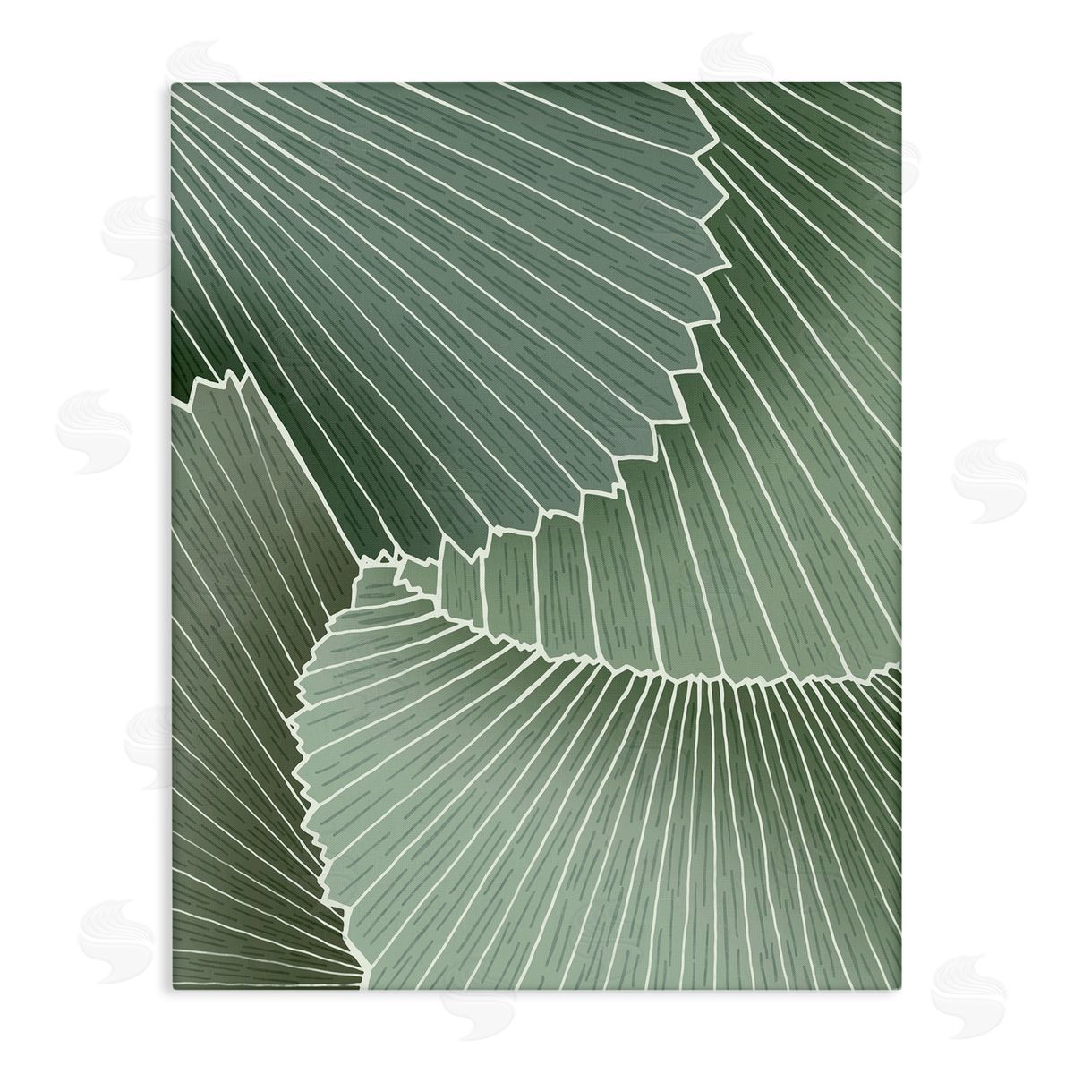 Ziwei Li Modern Abstract Patterned Leaves 