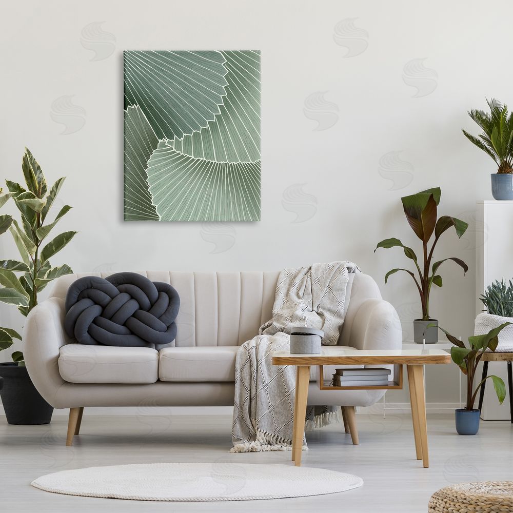 Ziwei Li Modern Abstract Patterned Leaves 