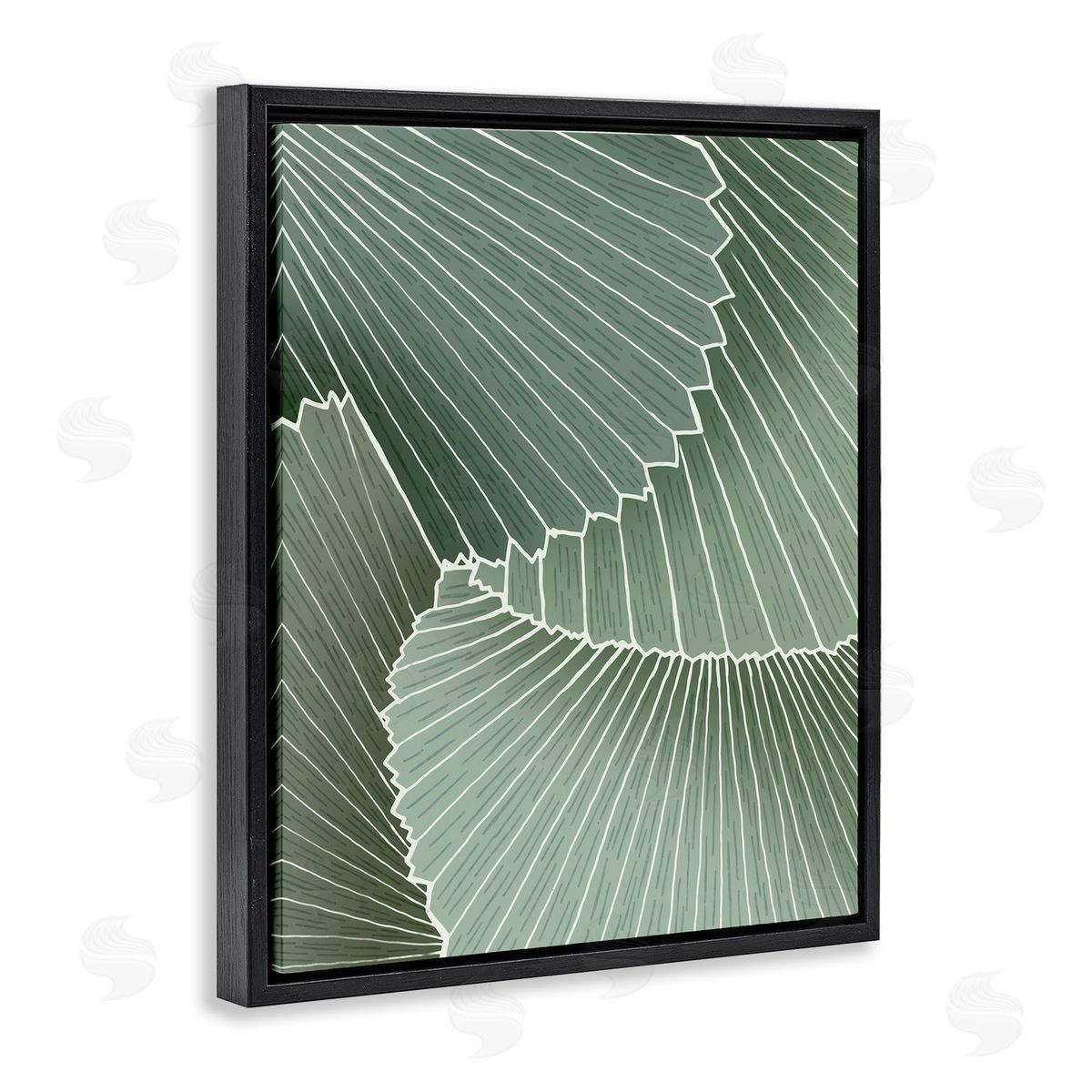 Ziwei Li Modern Abstract Patterned Leaves 