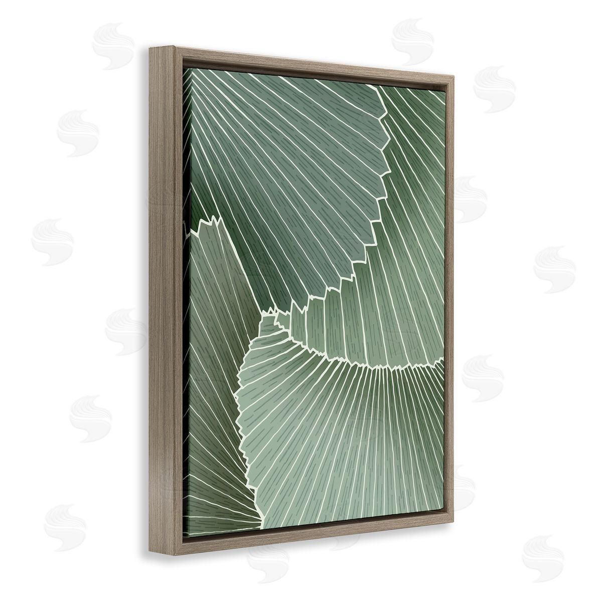 Ziwei Li Modern Abstract Patterned Leaves 