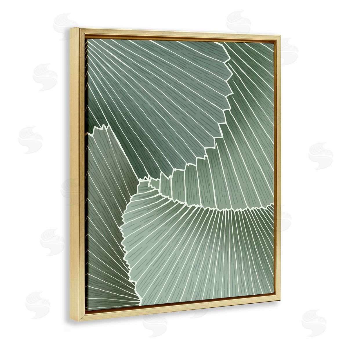 Ziwei Li Modern Abstract Patterned Leaves 