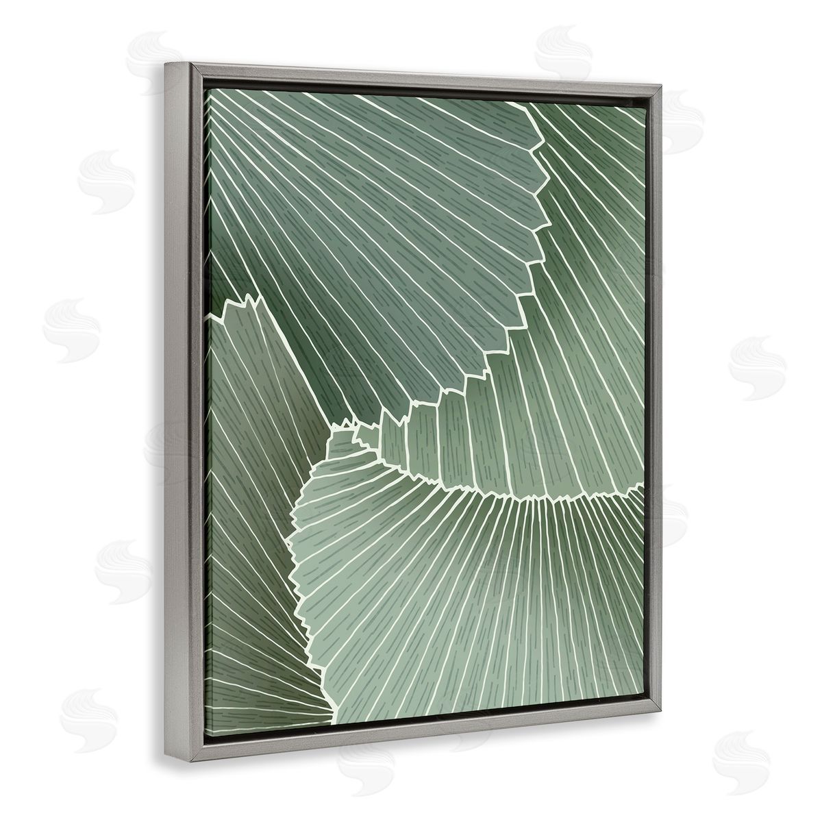 Ziwei Li Modern Abstract Patterned Leaves 