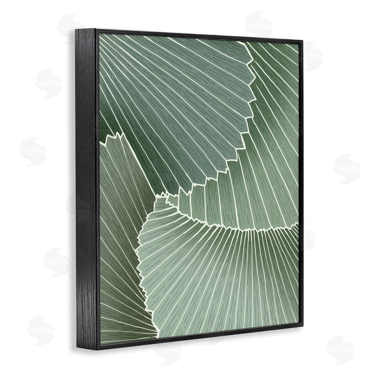 Ziwei Li Modern Abstract Patterned Leaves 
