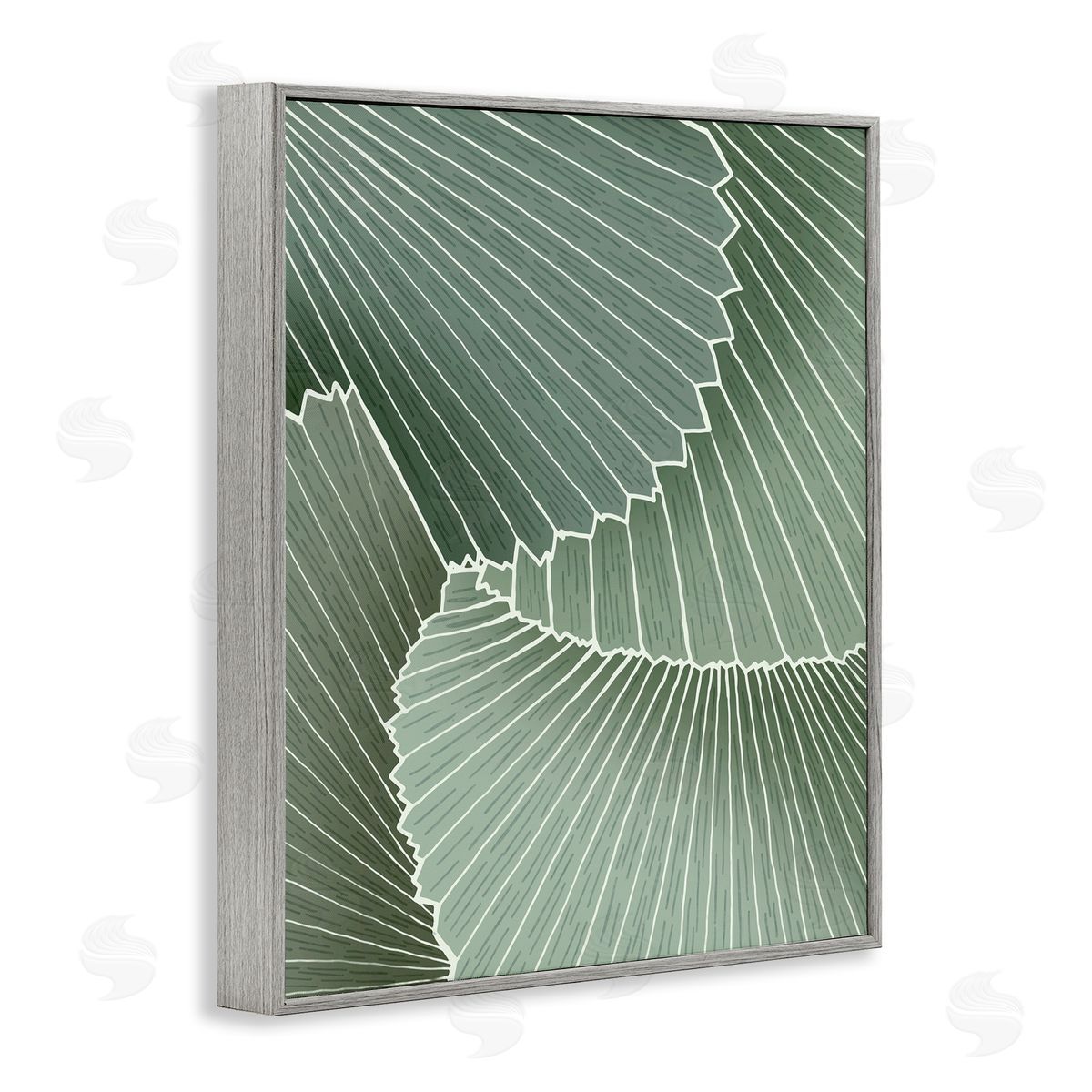 Ziwei Li Modern Abstract Patterned Leaves 