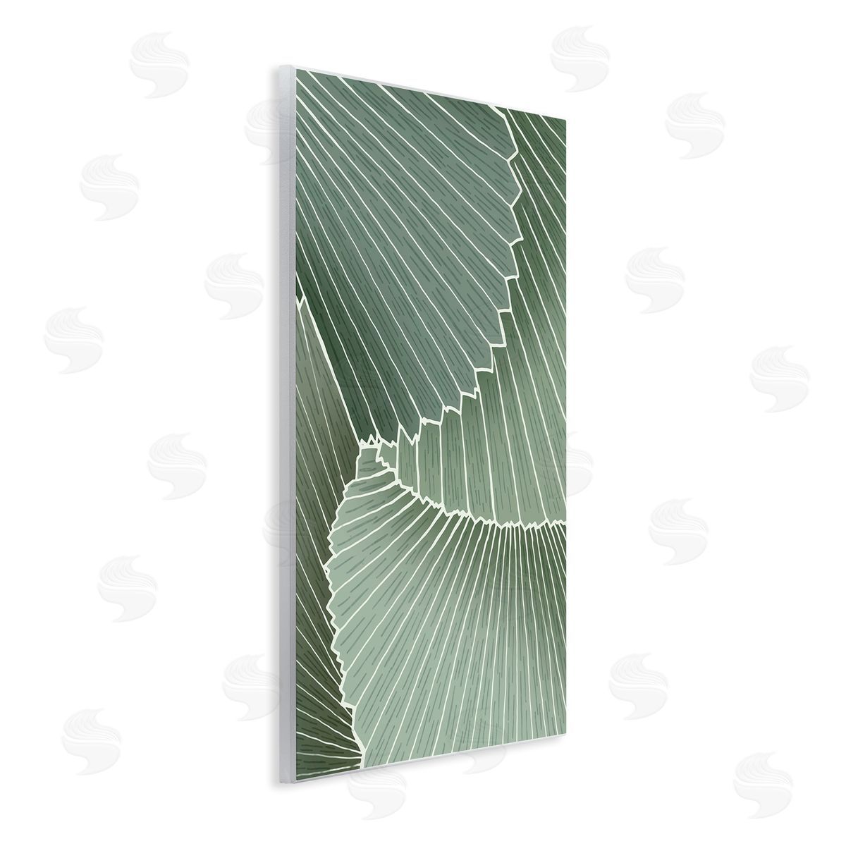 Ziwei Li Modern Abstract Patterned Leaves 