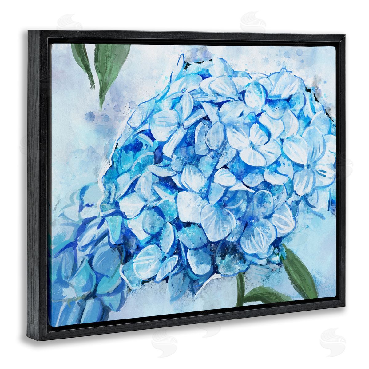 Ziwei Li Blue Hydrangea Blossom Leaves