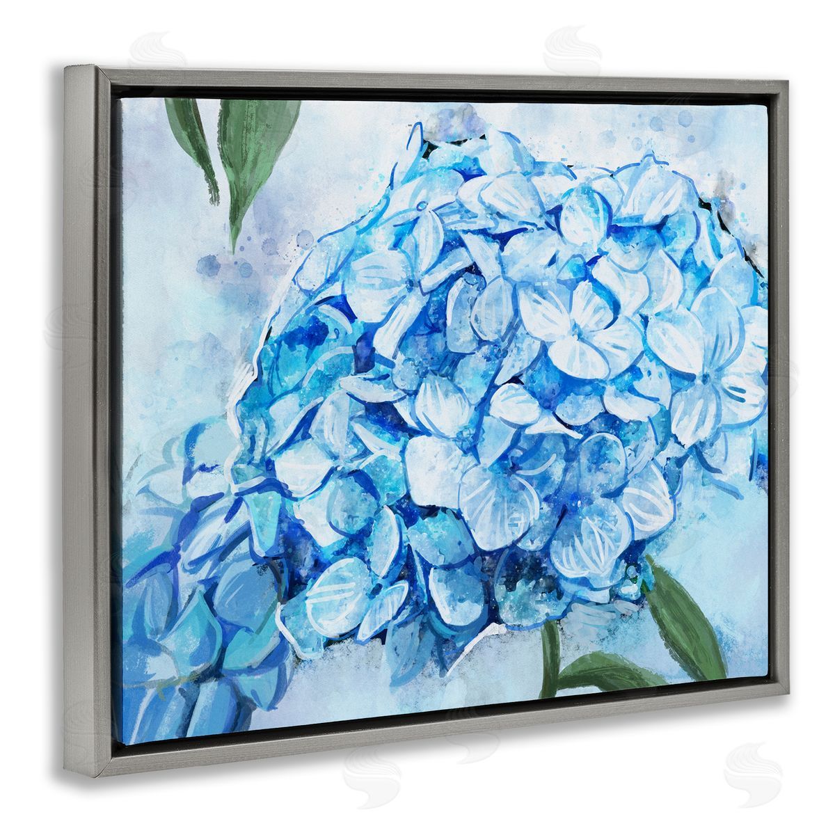 Ziwei Li Blue Hydrangea Blossom Leaves