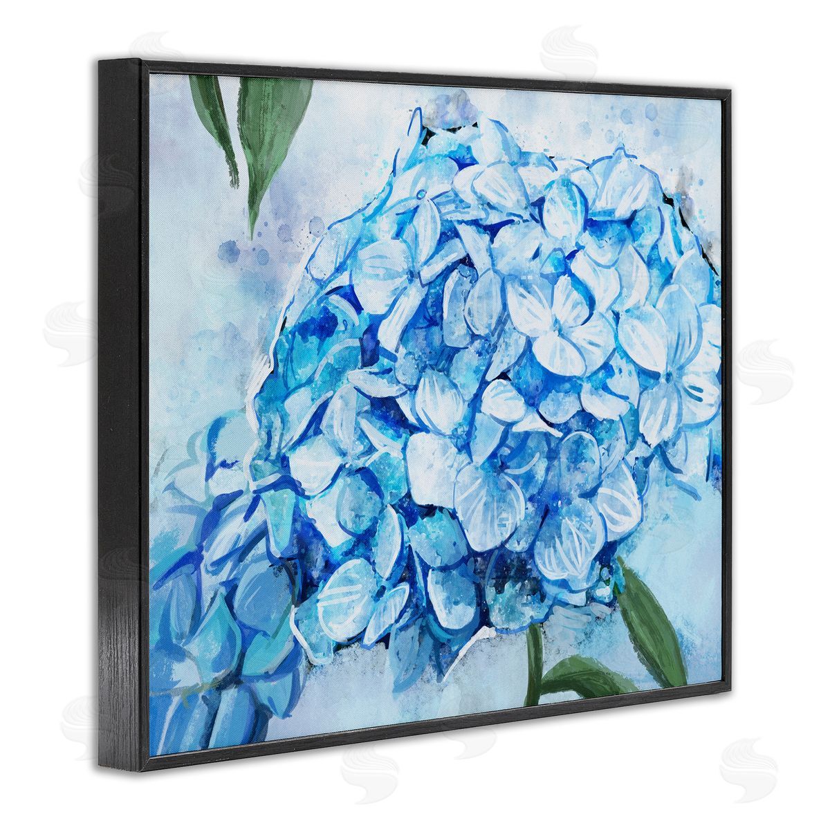 Ziwei Li Blue Hydrangea Blossom Leaves