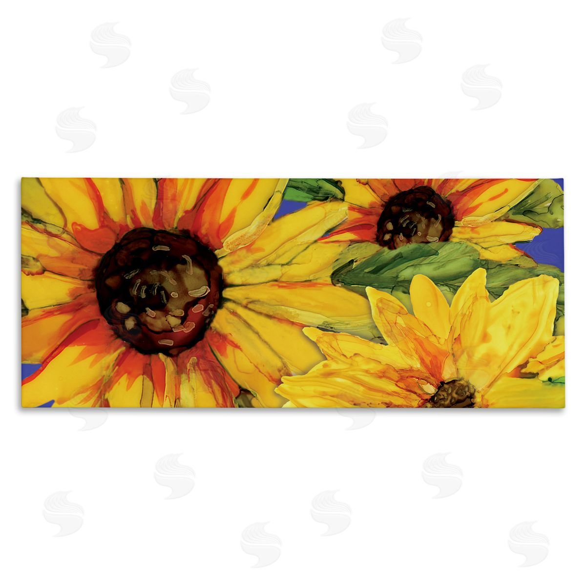 Erica Christopher Modern Yellow Sunflower Trio