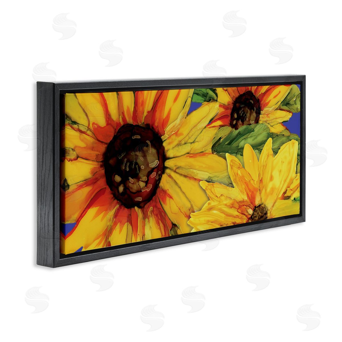 Erica Christopher Modern Yellow Sunflower Trio