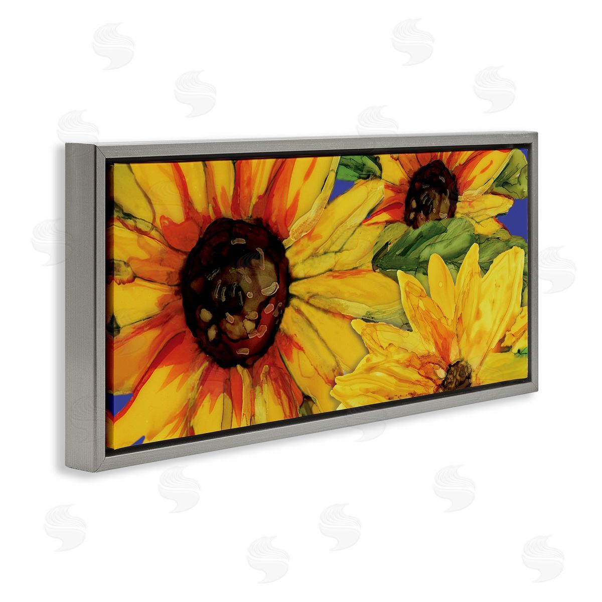 Erica Christopher Modern Yellow Sunflower Trio