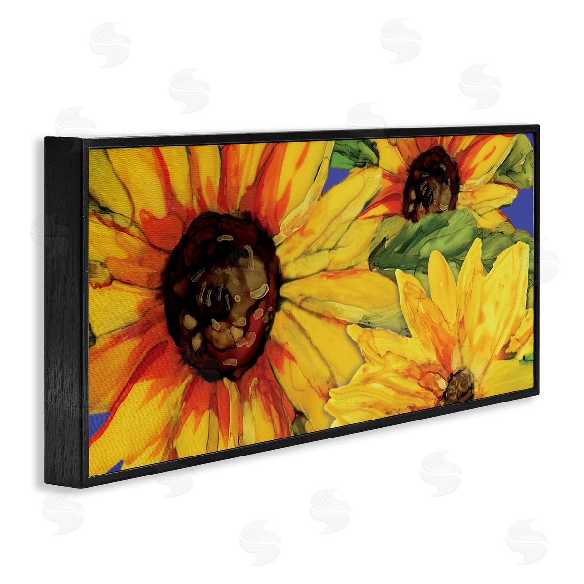 Erica Christopher Modern Yellow Sunflower Trio