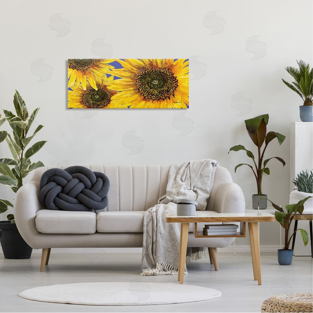Erica Christopher Vivid Sunflower Blooms Trio