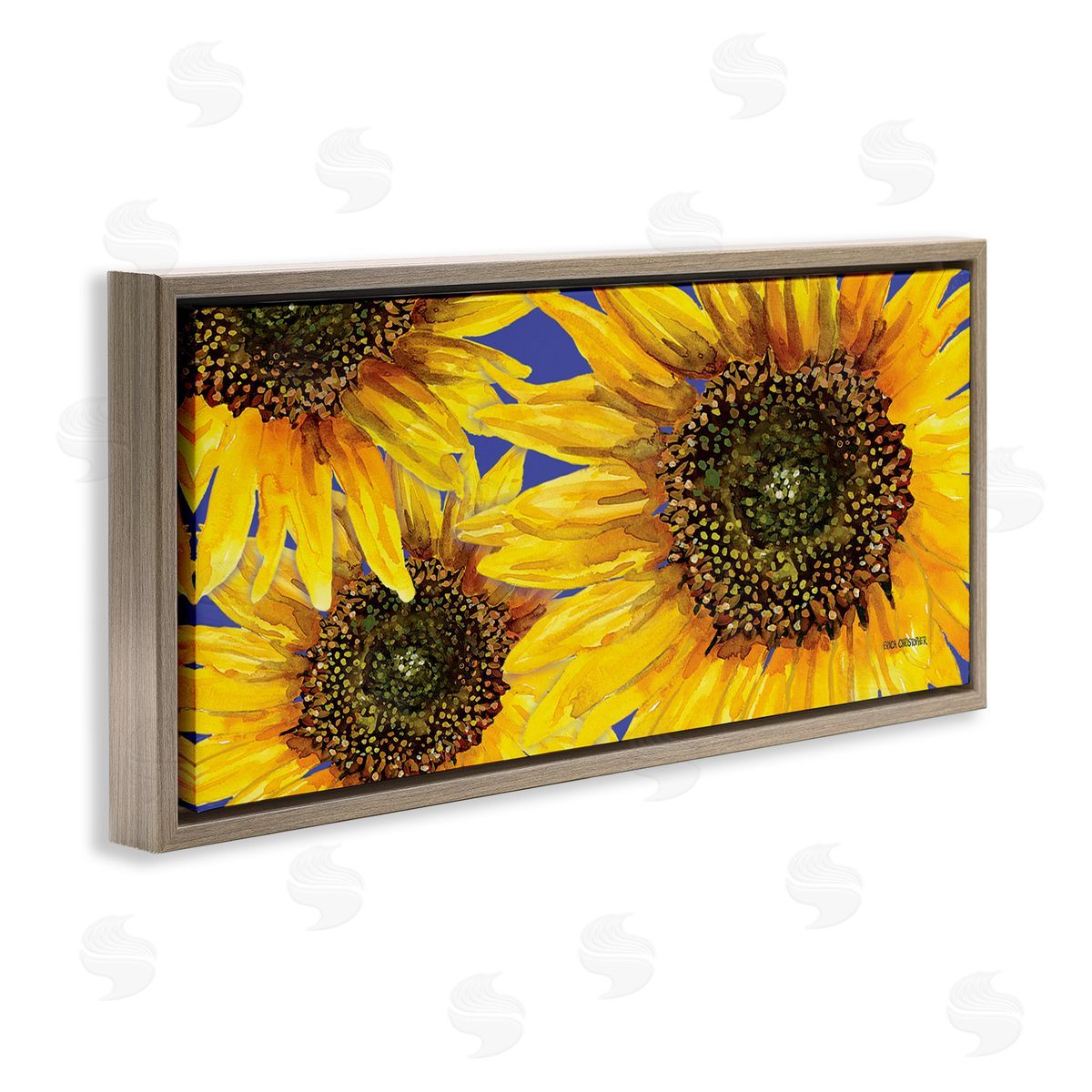Erica Christopher Vivid Sunflower Blooms Trio