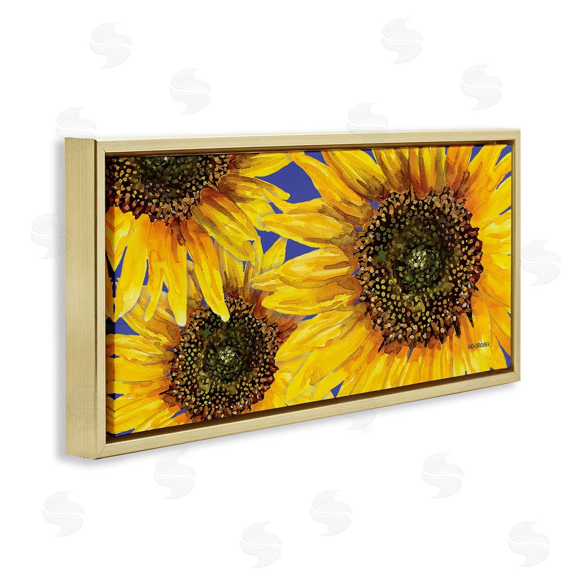 Erica Christopher Vivid Sunflower Blooms Trio