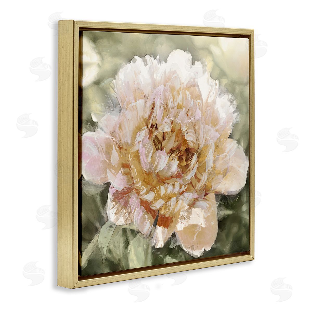 Shawna Sullivan Nature Flower Blossom Scenery Gold Floating Frame Canvas Wall Art Print
