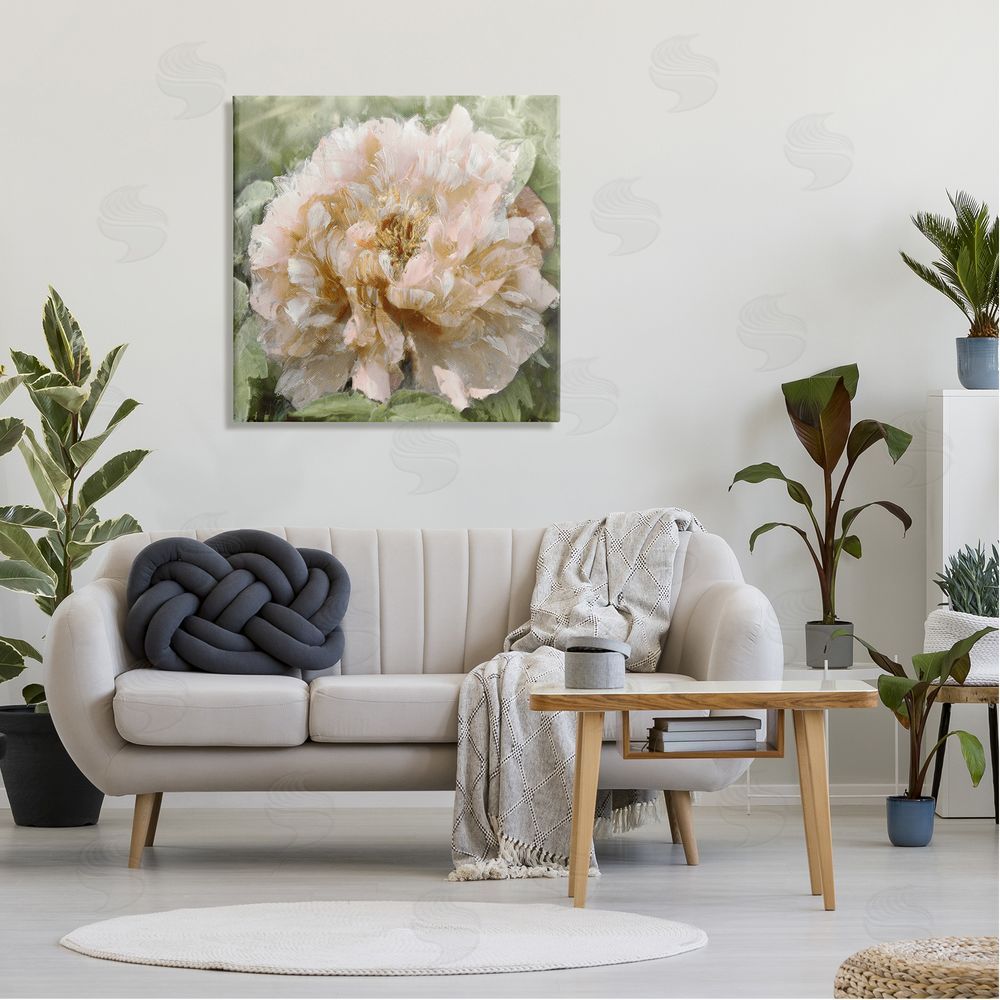 Shawna Sullivan Blooming Puffy Flower Nature  Canvas Wall Art in Room