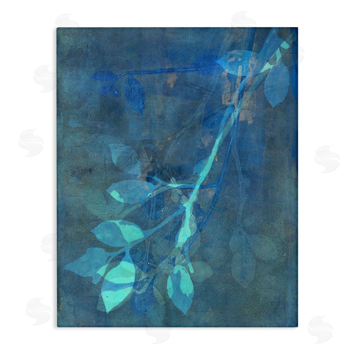 Liz St. Andre Layered Abstract Botanical Leaves