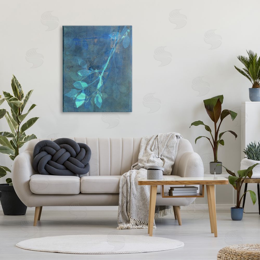 Liz St. Andre Layered Abstract Botanical Leaves