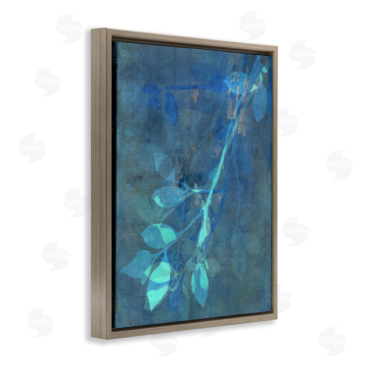 Liz St. Andre Layered Abstract Botanical Leaves