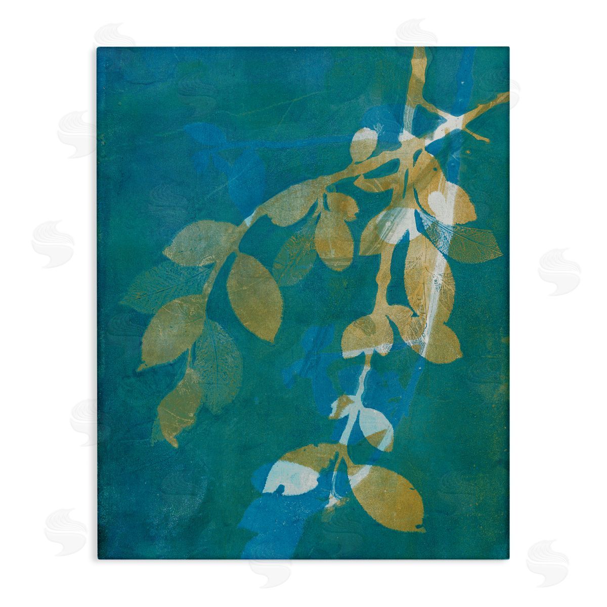 Liz St. Andre Nature Leaves Overlapping Abstract