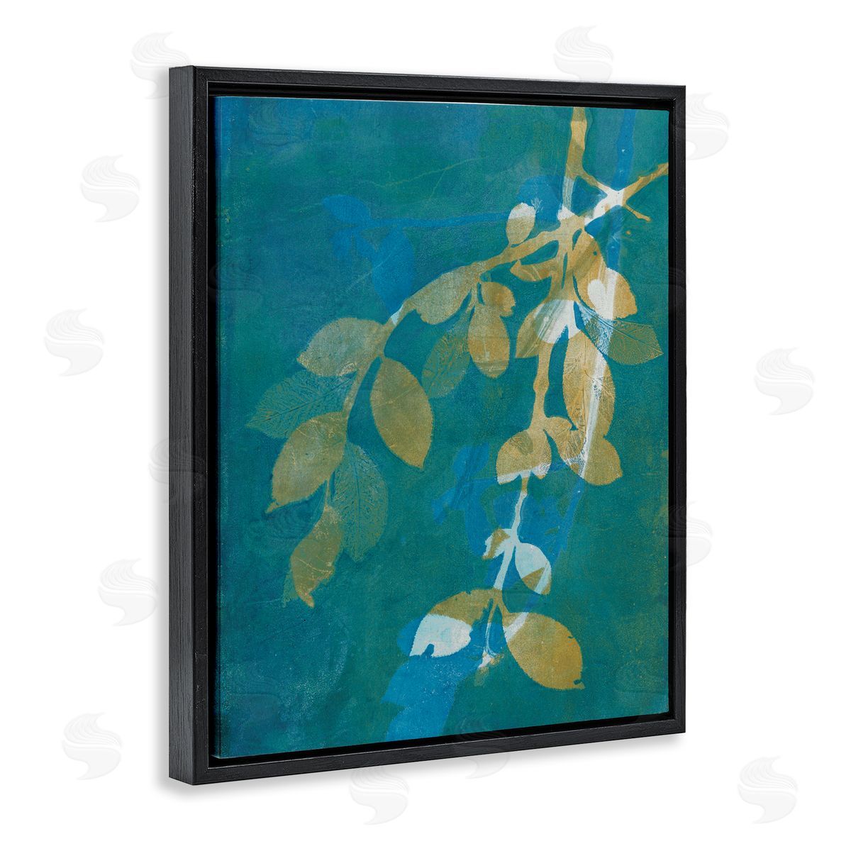 Liz St. Andre Nature Leaves Overlapping Abstract