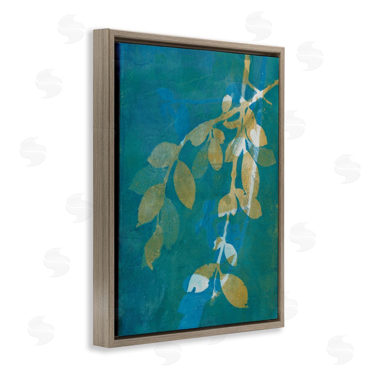 Liz St. Andre Nature Leaves Overlapping Abstract