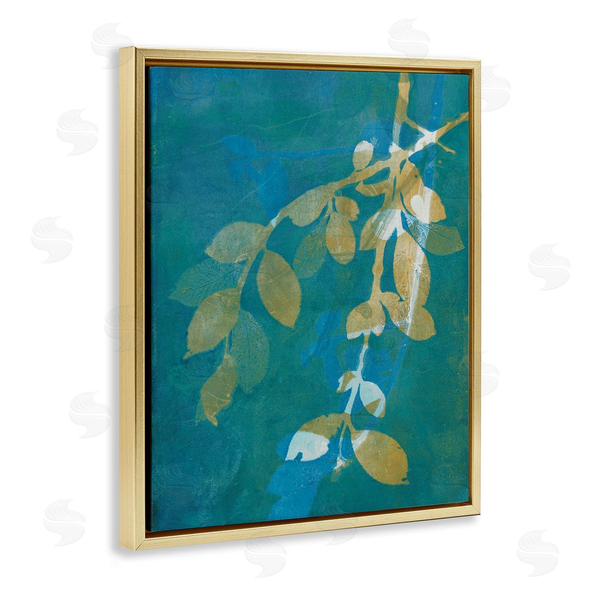 Liz St. Andre Nature Leaves Overlapping Abstract