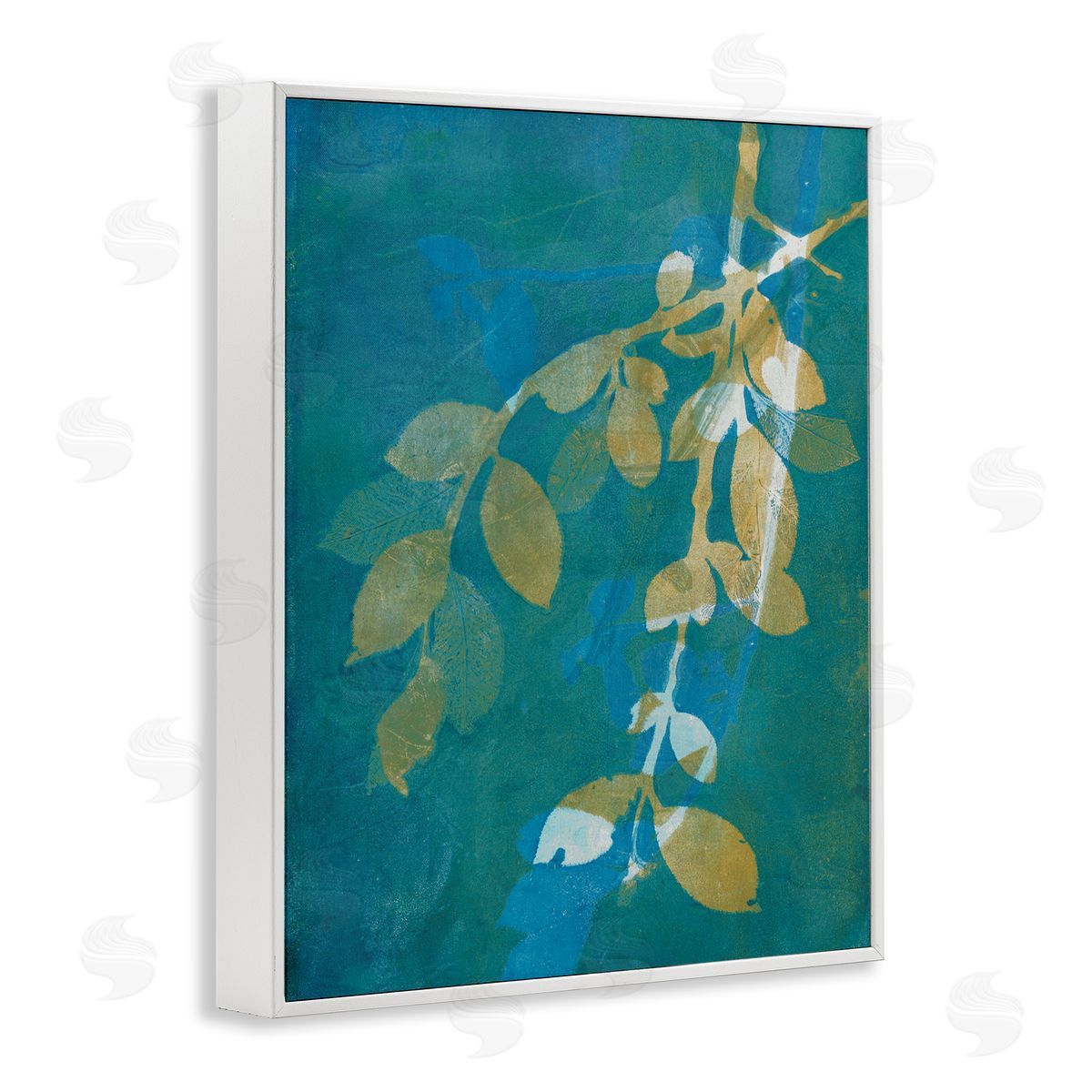 Liz St. Andre Nature Leaves Overlapping Abstract
