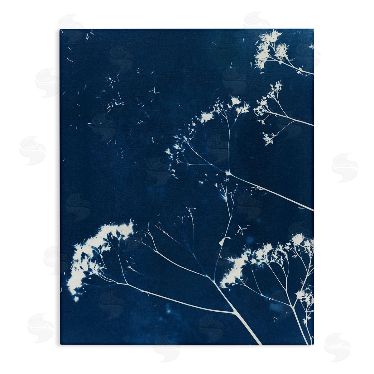 Liz St. Andre Navy Blue Botanical Sprouts