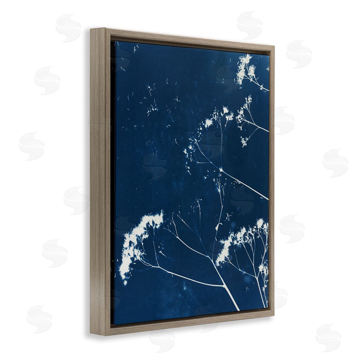 Liz St. Andre Navy Blue Botanical Sprouts