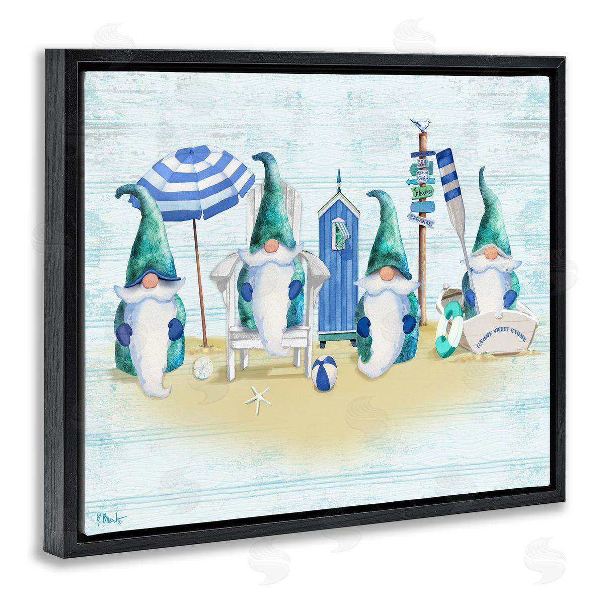 Paul Brent Gnome Family Nautical Scene