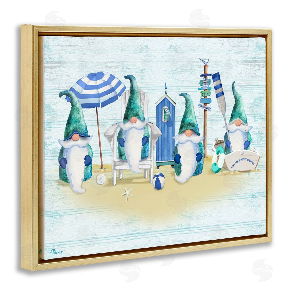Paul Brent Gnome Family Nautical Scene