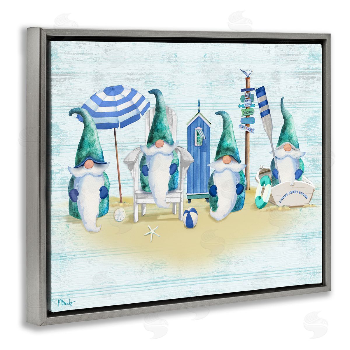 Paul Brent Gnome Family Nautical Scene