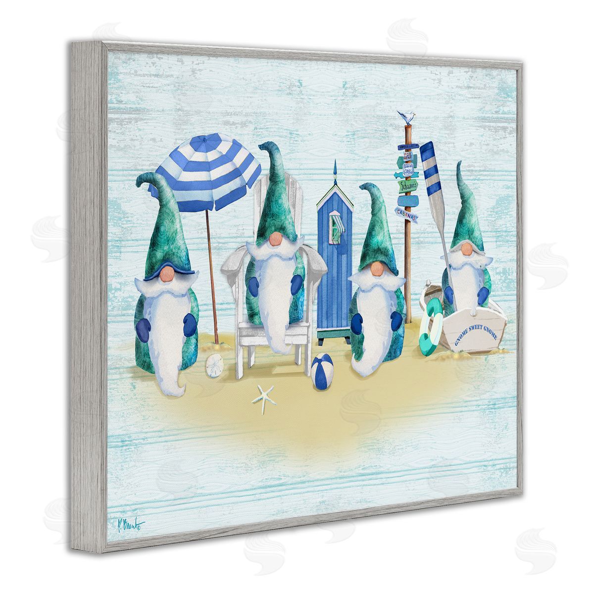 Paul Brent Gnome Family Nautical Scene