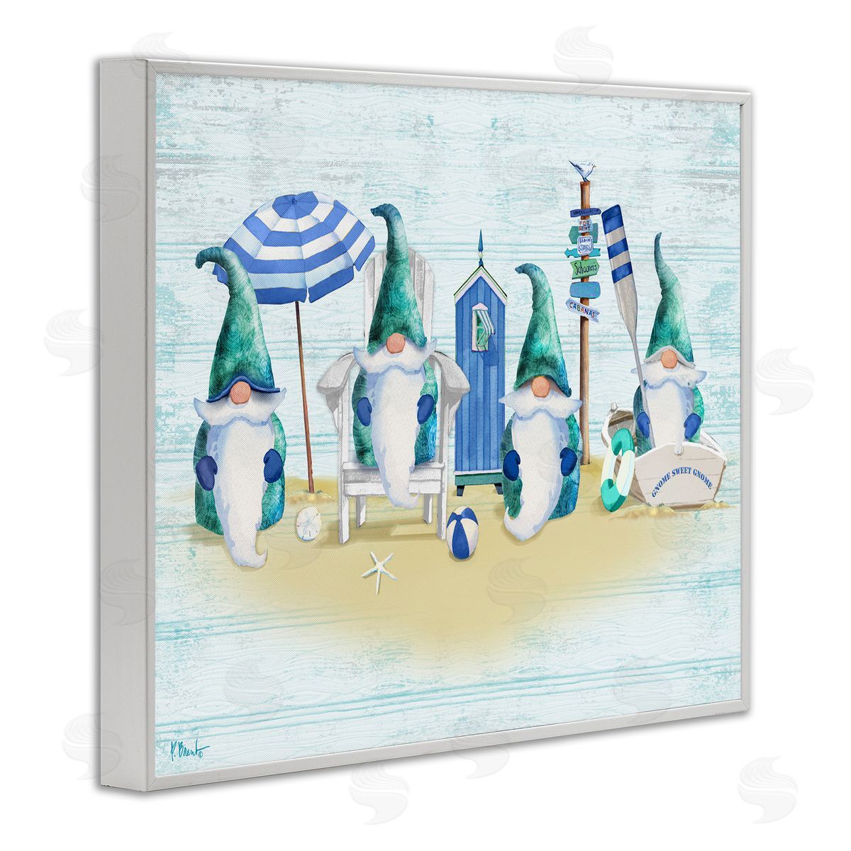 Paul Brent Gnome Family Nautical Scene