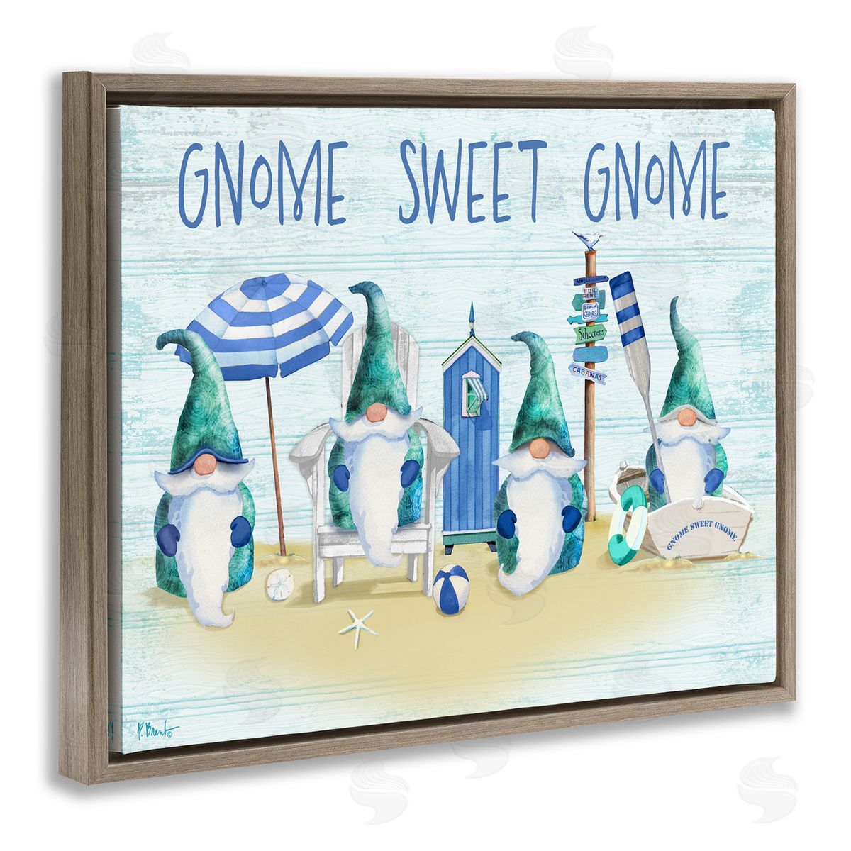 Paul Brent Sweet Gnome Coastal Beach Family