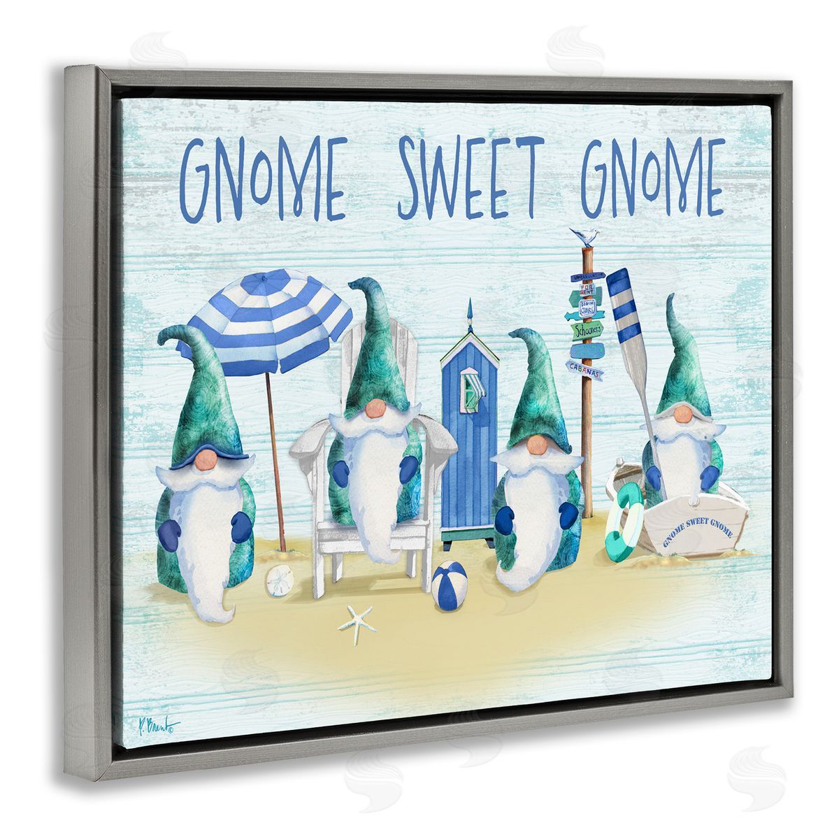 Paul Brent Sweet Gnome Coastal Beach Family