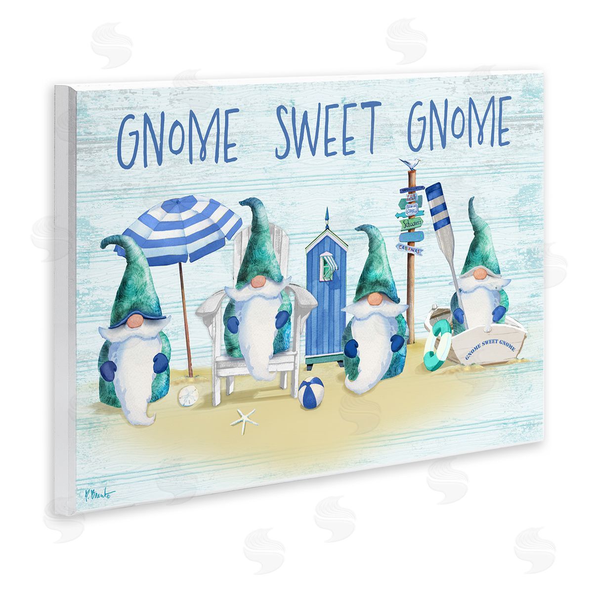 Paul Brent Sweet Gnome Coastal Beach Family